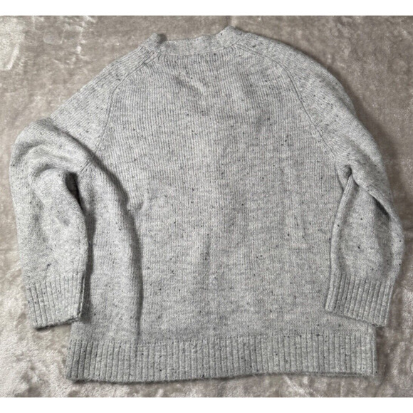 Old Navy Grey Marled Grandpa Cardigan Sweater Womens Size L - Picture 2 of 6